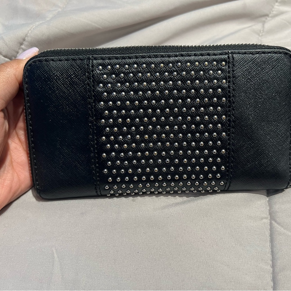 Michael Kors Black Studded Wallet - Picture 3 of 6